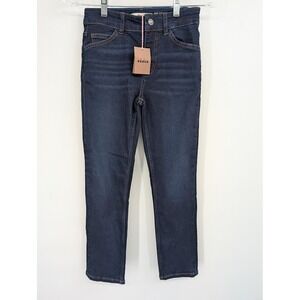 Mini Boden NWT Kids Blue Denim Jeans slim sz 10Y Dark Wash